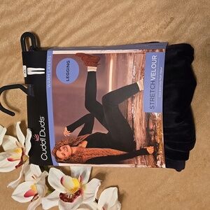 Cuddl Duds Velour Leggings - NWT